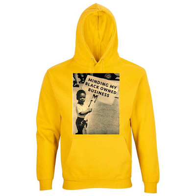 MINDING MY BLACK OWNED BUSINESS PREMIUM PULLOVER HOODIE
