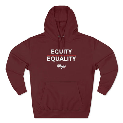 EQUITY OVER EQUALITY PREMIUM PULLOVER HOODIE